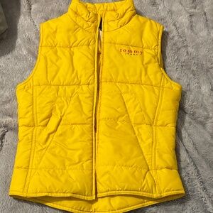 Tommy Hilfiger Bright Yellow Quilted Vest